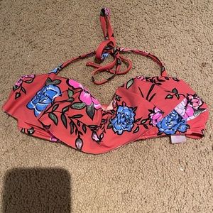 pink bathing suit top for women.
